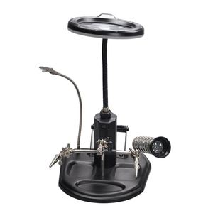 TE-802 <span class=keywords><strong>Loupe</strong></span> de Soudure à Rotation 360 Degrés avec Pinces et Éclairage LED pour Réparation de Téléphones Mobiles - Product Image 5