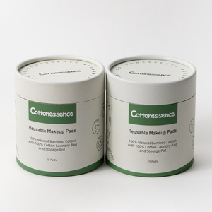 Certifié OEKO-TEX, personnalisable, <span class=keywords><strong>coton</strong></span> biologique lavable, <span class=keywords><strong>démaquillant</strong></span> pour le visage, tampons en <span class=keywords><strong>coton</strong></span> de bambou réutilisables - Product Image 1