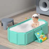 Nouvelle conception de baignoire pliable portable pour enfants