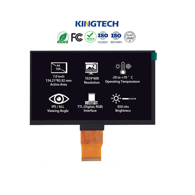 1024*600 Lcd Touch Screen 7 Inch 7.0 Inch Screen Module Lcd Touch Panel 7.0-inch Lcd Display