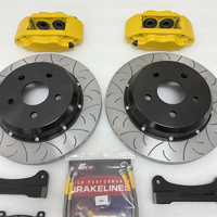 Jekit Étrier de frein en aluminium à 4 pistons 300*24mm avec disque à rainures Dragon pour Hilux