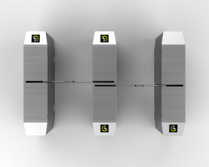 보안 보행자 반 높이 스테인레스 스틸 유리 슬라이딩 개찰구 게이트 카운터 체육관 RFID 액세스 제어 시스템 IP66 - Product Image 5