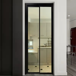 Moderno PD/PT porta in vetro scorrevole porta piatta pieghevole bagno integrato <span class=keywords><strong>balcone</strong></span> interno porta della cucina - Product Image 3