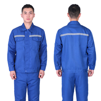 Vente en gros d'ensemble d'uniformes de vêtements de travail de réparation personnalisés combinaison de sécurité réfléchissante combinaison de travail mécanique d'atelier d'usine