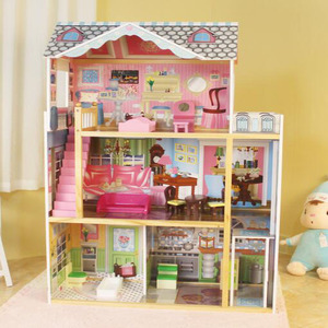 Venta al por mayor <span class=keywords><strong>de</strong></span> suministro <span class=keywords><strong>de</strong></span> fábrica DIY Rosa OEM <span class=keywords><strong>grandes</strong></span> juguetes <span class=keywords><strong>de</strong></span> <span class=keywords><strong>madera</strong></span> <span class=keywords><strong>para</strong></span> niños casa <span class=keywords><strong>de</strong></span> muñecas puerta Kits Mini muebles en miniatura <span class=keywords><strong>para</strong></span> <span class=keywords><strong>niñas</strong></span> - Product Image 3