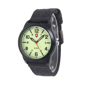 Wholesale Fashion Customized Quartz Wristwatches Canvas Strap Band Outdoor Sports <b>Watch</b> for Men - Product Image 3