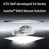ATK Blazing Sky ZERO Mouse Gaming Nirkabel Ultralight Dual 8K PAW3950Ultra Transducer Mouse Nirkabel Ergonomis Mouse Foggy Mice
