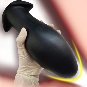 Kovida Dildo in Silicone Morbido, Enorme Giocattolo <span class=keywords><strong>Anale</strong></span> Unisex, <span class=keywords><strong>Plug</strong></span> <span class=keywords><strong>Anale</strong></span> Ultra Grosso a Forma di Uovo, Misure S M L XL XXL - Product Image 5