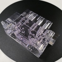 Prototypage rapide OEM ODM, impression 3D, usinage CNC, prototype en acrylique transparent usiné CNC, pièces en plastique PMMA transparent