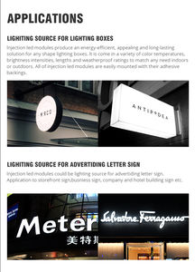 Meilleur choix Module LED SMD2835 12V DC IP65 Étanche 6000K Lumière du jour Enseignes publicitaires extérieures Lettres de canal publicitaires CE - Product Image 4