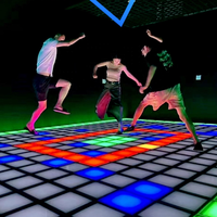Grilles de pixels à LED Lumière de piste de danse Enfants Activer les jeux Interactive Disco RGB Équipement d'éclairage de scène Active Game Team Building