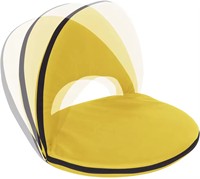 Chaise de méditation pliable en fer avec support dorsal réglable pour la relaxation en extérieur