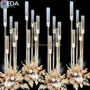 2026 <b>Candle</b> Holders Wedding Candlesticks Candelabrum Flower Stand Acrylic Candelabra Centerpiece - Product Image 1