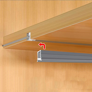 Barra de aluminio Led ranurada para uso doméstico, luces Plug and Play para cocina, mesita de noche debajo del gabinete, luz Led, iluminación sin soldadura - Product Image 6