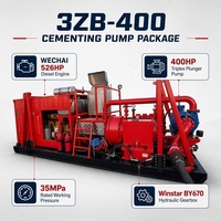 Pompe à piston triplex montée sur chenilles de 400 CV avec moteur diesel WECHAI de 526 CV et boîte de vitesses Winstar BY670