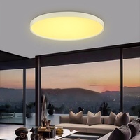 Gradient Skylight Anti-éblouissement Multi-fonction Plafonnier Ambient RGB LED Light et Smart WiFi APP Télécommande pour Home Office