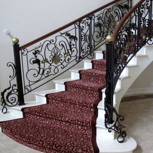 Trang trí cong wrought sắt cầu thang lan can cho ban công lan can sàn chống gỉ Houston biệt thự - Product Image 3