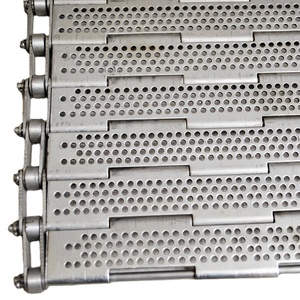 Ağır paslanmaz çelik Metal tel örgü delikli zincir bağlantı plaka konveyör bandı soğutma için kömür briket olabilir - Product Image 1