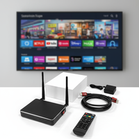 Boîtier TV Amlogic S928X Octa Core AI Smart 8K Android 11 Dual Band WiFi6 4 Go RAM 64 Go Stockage Garantie 1 An Prix Usine
