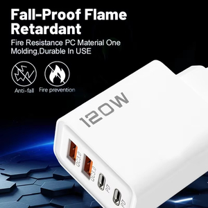<span class=keywords><strong>Cargador</strong></span> USB PD <span class=keywords><strong>de</strong></span> 120W, adaptador <span class=keywords><strong>de</strong></span> teléfono móvil tipo C <span class=keywords><strong>de</strong></span> carga rápida para iPhone 15 Pro, Samsung Quick Charge 3,0, <span class=keywords><strong>cargador</strong></span> <span class=keywords><strong>de</strong></span> pared con enchufe europeo/estadounidense - Product Image 4