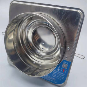 Vanne <span class=keywords><strong>de</strong></span> recirculation d'air pour <span class=keywords><strong>hotte</strong></span> <span class=keywords><strong>de</strong></span> <span class=keywords><strong>cuisine</strong></span>, <span class=keywords><strong>de</strong></span> qualité professionnelle, moderne, ronde, en acier inoxydable, ignifuge, à haute efficacité <span class=keywords><strong>de</strong></span> dissipation des fumées, tailles personnalisables - Product Image 6