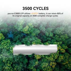 Pecron E3800LFP ชุดคู่240V 7,680Wh / 8,400W เอาต์พุตแบบแยกเฟสเลือกบันเดิลแบบกำหนดเองของคุณ E3800LFP การรับประกัน5ปี - Product Image 3