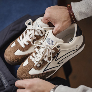 Giày <span class=keywords><strong>2025</strong></span> xu hướng giày người đàn ông Maden người đàn ông Sneakers chaussures đổ hommes retro da lộn giản dị chắp vá Giày chạy zapatillas mùa thu RTS <span class=keywords><strong>2025</strong></span> xu hướng - Product Image 4