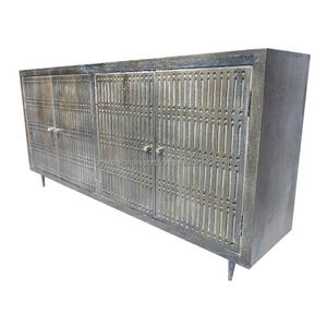 Juego de comedor de madera maciza de alta calidad de diseño europeo, muebles Vintage, armario y mueble de TV con decoración tibetana para bares - Product Image 3