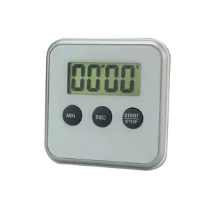 Promozione grande magnete da cucina digitale timer da frigorifero con supporto retrattile e timer per il conto alla rovescia lcd elettronico appeso