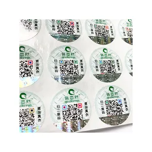 Self Adhesive Hologram Tamper Proof Security Seal Void Label,Reflective Cosmetic Security Labels