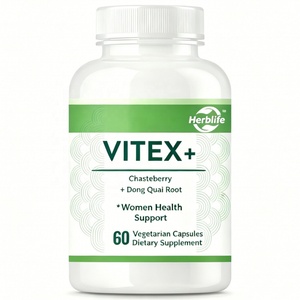 โรงงานขายส่ง OEM ผลิตภัณฑ์เสริมอาหารสมุนไพรแคปซูลวิตาเซ็กซ์เบอร์รี่ (Chasteberry) สำหรับผู้หญิง ช่วยบำรุงสุขภาพสตรี - Product Image 1