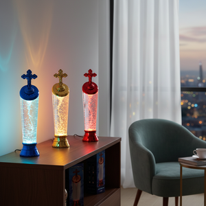 11" LED Cross-Tornado Water Lamp 30 PCS/Carton Elegant <b>Decorative</b> <b>Lighting</b> - Product Image 5