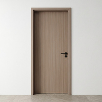 Porte intérieure en bois sur mesure pour chambre à coucher, moderne, peinte, simple, résidentielle