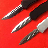 Couteau pliant à manche en aluminium, microtechnologie, design Hera, lame flexible à ouverture coulissante, lame pied-de-mouton, qualité industrielle, couteau de survie