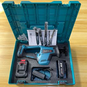 Scie sauteuse sans fil haute puissance, portable, sans balais, livrée avec 2 batteries et 6 lames de scie - Product Image 2