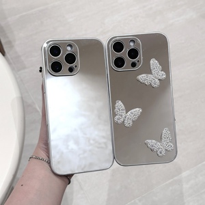Para iPhone 11 12 13 14 15 16 17 Pro <span class=keywords><strong>Max</strong></span> <span class=keywords><strong>Samsung</strong></span> <span class=keywords><strong>S22</strong></span> S23 S24 S25 <span class=keywords><strong>Ultra</strong></span> Mirror Mobile Cases 2025 Guangzhou Venta al por mayor Mobile Covers - Product Image 4