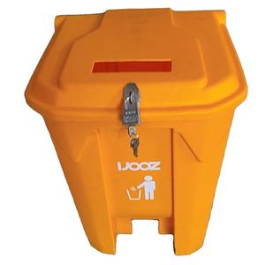 Haute qualité 120/240L 660L extérieur rectangulaire poubelle poubelle seau de qualité <span class=keywords><strong>alimentaire</strong></span> Orange/vert/bleu/rouge/jaune/noir recycler - Product Image 3