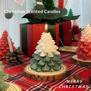 Christmas Gift Box Souvenir Shooting Props Decoration Christmas Tree Aromatherapy Scented <b>Candle</b> Holiday Creative Gift 12-24 - Product Image 2