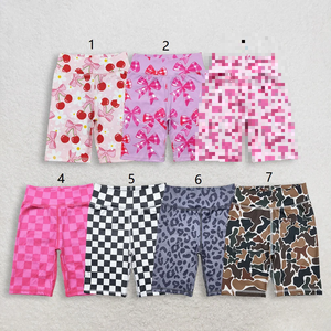 Pantalones Cortos de Ciclismo para Niños, de Cintura Alta, Estilo Casual, para Adolescentes, Niñas y Niños, Transpirables, de Seda de Leche, con Estampados, Ideales para el Verano - Product Image 1