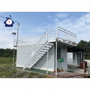 Casa de contenedores plegable de acero modular prefabricada de 20 pies y 40 pies de China, casa prefabricada de construcción rápida - Product Image 1