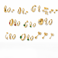 Boucles d'oreilles éventail en émail doré POWELL pour femme, boucles d'oreilles à pétales marbrés, bijoux fantaisie élégants, vintage et charmants pour soirée