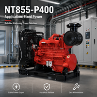 Moteur diesel SCDC Cumins 4 temps 6 cylindres 400 ch NT855-P400 pour travaux lourds, applications industrielles et pompes à eau
