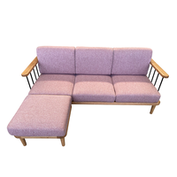 2024 Custom ized Elegant European Design Eisen und Holz Outdoor Dining Set Gartenmöbel für Apartment Wohnzimmer Sofas
