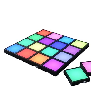 Lumière interactive à matrice LED 30x30cm, brique lumineuse active pour jeux, éclairage de piste de danse, équipement d'éclairage pour parcs d'attractions intérieurs - Product Image 5