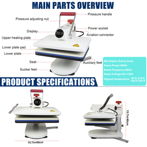 Freesub <span class=keywords><strong>New</strong></span> arrivals T-Shirt Mug máy in 5 trong 1 máy ép nhiệt cho T-Shirt cap tấm - Product Image 3