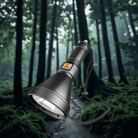 Torche LED haute puissance directe d'usine 26650/18650 XHP90 IP68 USB pratique amphibie plongée en plein air en alliage d'aluminium