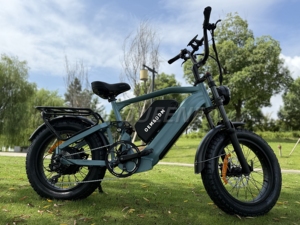 Largo alcance 60V/72V 35AH Baterías duales <span class=keywords><strong>Bicicleta</strong></span> de tierra eléctrica Off-Road Ebike Amortiguador - Product Image 2