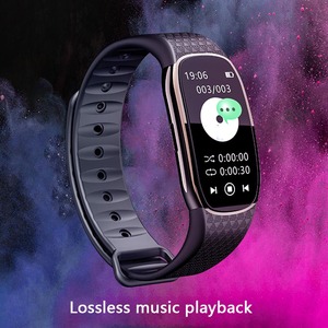 Máy Ghi Âm Kỹ Thuật Số, Đồng Hồ Đeo Tay Kích Hoạt Giọng Nói, Ghi Âm 192Kbps, Ghi Âm MP3, Dữ Liệu Thời Gian, Màn Hình OLED, Ghi Âm PQ149 - Product Image 5