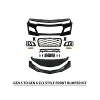 Kit carrosserie pour Chevrolet Camaro 5e génération, conversion de pare-chocs avant style ZL1 1LE pour Camaro 6e génération, 2010 2011 2012 2013 2014 2015