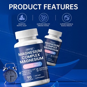 ACORN OEM Marca Privada, Suplemento de Glicinato de Magnesio, Complejo 8 en 1, Cápsulas de Magnesio 90 Unidades, para la Salud del Corazón y los Huesos - Product Image 3